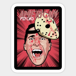 American Jason Psycho Sticker